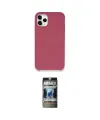 ieg™ iPhone 11 Pro Max Kılıf Zirve Modern Özel Seri - Siyah 34D Hayalet Izgaralı Cam