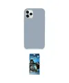ieg™ iPhone 11 Pro Max Kılıf Zirve Modern Özel Seri - Siyah 34D Izgaralı Cam