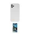 ieg™ iPhone 11 Pro Max Kılıf Zirve Modern Özel Seri - Siyah 34D Izgaralı Cam