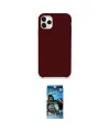 ieg™ iPhone 11 Pro Max Kılıf Zirve Modern Özel Seri - Siyah 34D Izgaralı Cam