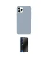 ieg™ iPhone 11 Pro Max Kılıf Zirve Modern Özel Seri - Siyah 3D Antistatik Hayalet Cam Ekran Koruyucu