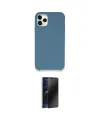 ieg™ iPhone 11 Pro Max Kılıf Zirve Modern Özel Seri - Siyah 3D Antistatik Hayalet Cam Ekran Koruyucu