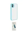 ieg™ iPhone 12 Kılıf Ahenk Çizgi Serisi - Şeffaf Pasifik Cam Ekran Koruyucu
