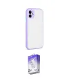 ieg™ iPhone 12 Kılıf Ahenk Çizgi Serisi - Siyah Bilvis 5in1 3D Magic Cam Ekran Koruyucu