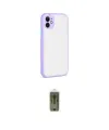 ieg™ iPhone 12 Kılıf Ahenk Çizgi Serisi - Siyah Joko Magic 5D Hayalet Cam