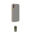 ieg™ iPhone 12 Kılıf Ahenk Çizgi Serisi - Siyah Joko Magic 5D Hayalet Cam