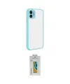 ieg™ iPhone 12 Kılıf Ahenk Çizgi Serisi - Siyah Polymer Nano Ekran Koruyucu