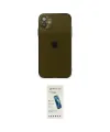 ieg™ iPhone 12 Kılıf Ahenk Doku - Şeffaf Pasifik Cam Ekran Koruyucu