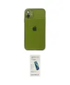 ieg™ iPhone 12 Kılıf Ahenk Doku - Şeffaf Pasifik Cam Ekran Koruyucu