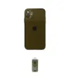 ieg™ iPhone 12 Kılıf Ahenk Doku - Siyah Joko Magic 5D Hayalet Cam