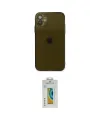 ieg™ iPhone 12 Kılıf Ahenk Doku - Siyah Polymer Nano Ekran Koruyucu