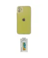 ieg™ iPhone 12 Kılıf Ahenk Doku - Siyah Polymer Nano Ekran Koruyucu