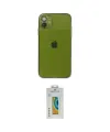 ieg™ iPhone 12 Kılıf Ahenk Doku - Siyah Polymer Nano Ekran Koruyucu