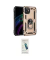 ieg™ iPhone 12 Kılıf Ahenk Klasik Koleksiyonu - Şeffaf Pasifik Cam Ekran Koruyucu