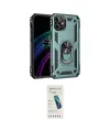 ieg™ iPhone 12 Kılıf Ahenk Klasik Koleksiyonu - Şeffaf Pasifik Cam Ekran Koruyucu