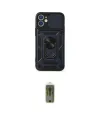 ieg™ iPhone 12 Kılıf Ahenk Klasik - Siyah Joko Magic 5D Hayalet Cam