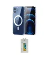 ieg™ iPhone 12 Kılıf Ahenk Minimal Serisi - Siyah Polymer Nano Ekran Koruyucu