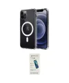 ieg™ iPhone 12 Kılıf Ahenk Yansıma Prime - Şeffaf Pasifik Cam Ekran Koruyucu