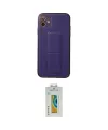 ieg™ iPhone 12 Kılıf Akış Doku - Siyah Polymer Nano Ekran Koruyucu