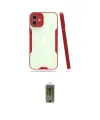 ieg™ iPhone 12 Kılıf Atlas Asil Serisi - Siyah Joko Magic 5D Hayalet Cam