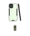 ieg™ iPhone 12 Kılıf Atlas Asil Serisi - Siyah Joko Magic 5D Hayalet Cam