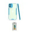 ieg™ iPhone 12 Kılıf Atlas Asil Serisi - Siyah Polymer Nano Ekran Koruyucu