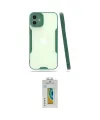 ieg™ iPhone 12 Kılıf Atlas Asil Serisi - Siyah Polymer Nano Ekran Koruyucu