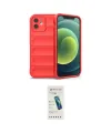 ieg™ iPhone 12 Kılıf Atlas Koleksiyonu - Şeffaf Pasifik Cam Ekran Koruyucu