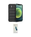 ieg™ iPhone 12 Kılıf Atlas Koleksiyonu - Şeffaf Pasifik Cam Ekran Koruyucu