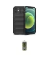 ieg™ iPhone 12 Kılıf Atlas Koleksiyonu - Siyah Joko Magic 5D Hayalet Cam