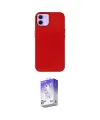 ieg™ iPhone 12 Kılıf Çekirdek Çizgi - Siyah Bilvis 5in1 3D Magic Cam Ekran Koruyucu