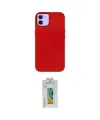 ieg™ iPhone 12 Kılıf Çekirdek Çizgi - Siyah Polymer Nano Ekran Koruyucu