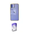 ieg™ iPhone 12 Kılıf Doruk Doku Prime - Siyah Bilvis 5in1 3D Magic Cam Ekran Koruyucu