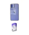 ieg™ iPhone 12 Kılıf Doruk Doku Prime - Siyah Bilvis 5in1 3D Magic Cam Ekran Koruyucu