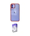 ieg™ iPhone 12 Kılıf Doruk Doku Prime - Siyah Bilvis 5in1 3D Magic Cam Ekran Koruyucu