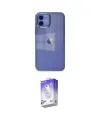 ieg™ iPhone 12 Kılıf Doruk Doku Prime - Siyah Bilvis 5in1 3D Magic Cam Ekran Koruyucu