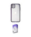 ieg™ iPhone 12 Kılıf Doruk Doku Prime - Siyah Bilvis 5in1 3D Magic Cam Ekran Koruyucu