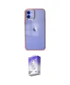 ieg™ iPhone 12 Kılıf Doruk Doku Prime - Siyah Bilvis 5in1 3D Magic Cam Ekran Koruyucu