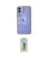 ieg™ iPhone 12 Kılıf Doruk Doku Prime - Siyah Polymer Nano Ekran Koruyucu