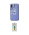 ieg™ iPhone 12 Kılıf Doruk Doku Prime - Siyah Polymer Nano Ekran Koruyucu