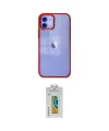 ieg™ iPhone 12 Kılıf Doruk Doku Prime - Siyah Polymer Nano Ekran Koruyucu