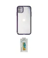 ieg™ iPhone 12 Kılıf Doruk Doku Prime - Siyah Polymer Nano Ekran Koruyucu