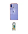ieg™ iPhone 12 Kılıf Doruk Doku Prime - Siyah Polymer Nano Ekran Koruyucu
