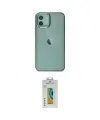 ieg™ iPhone 12 Kılıf Doruk Doku Prime - Siyah Polymer Nano Ekran Koruyucu