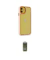 ieg™ iPhone 12 Kılıf Eksen Doku Prime - Siyah Joko Magic 5D Hayalet Cam