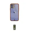 ieg™ iPhone 12 Kılıf Eksen Minimal Koleksiyonu - Siyah Joko Magic 5D Hayalet Cam