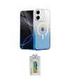 ieg™ iPhone 12 Kılıf Eksen Minimal Özel Seri - Siyah Polymer Nano Ekran Koruyucu