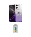 ieg™ iPhone 12 Kılıf Eksen Minimal Özel Seri - Siyah Polymer Nano Ekran Koruyucu