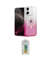 ieg™ iPhone 12 Kılıf Eksen Minimal Özel Seri - Siyah Polymer Nano Ekran Koruyucu