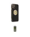 ieg™ iPhone 12 Kılıf İz Form Serisi - Siyah Joko Magic 5D Hayalet Cam